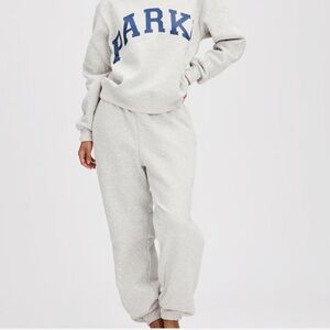 Parke Gray Fleece Sweatpants Brand New (S/M)